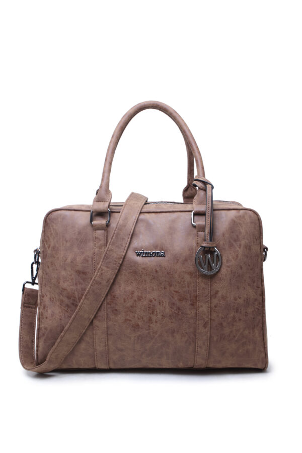 Wimona Luciana Dames Laptoptas Cognac