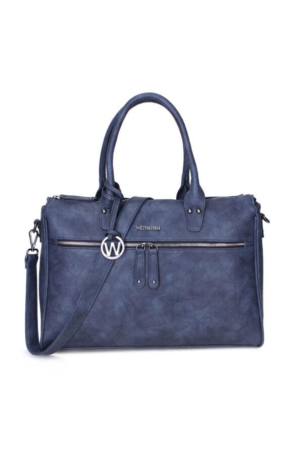 Wimona Fabiana-Two Dames Laptoptas Donkerblauw