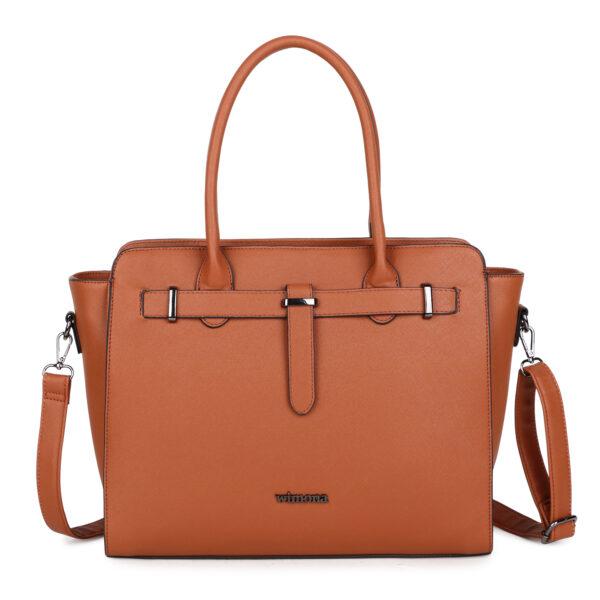 Wimona Sienna 15.6" Laptoptas Cognac/Bruin