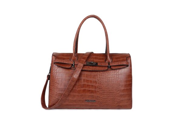 Wimona Sofia Dames Laptoptas Cognac