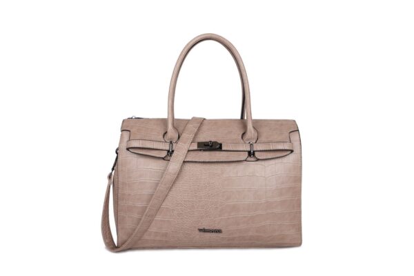 Wimona Sofia Dames Laptoptas Taupe