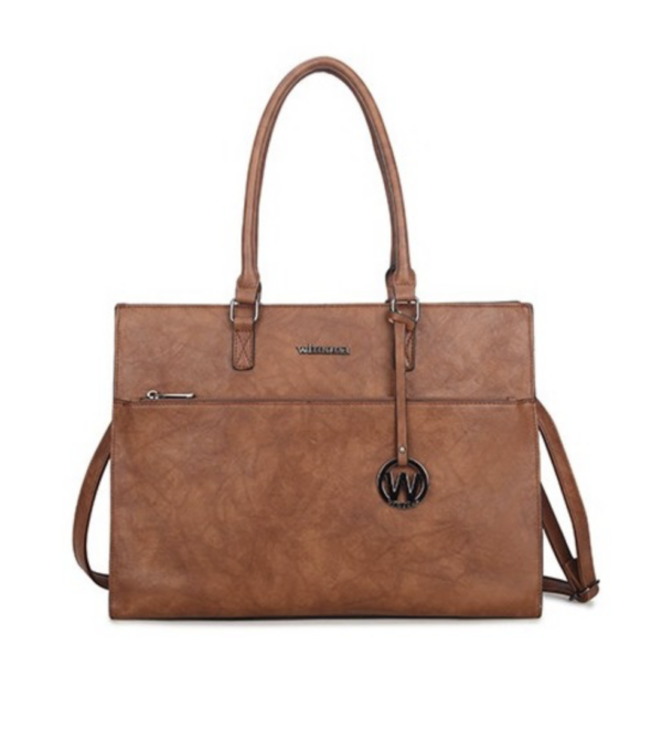 Wimona Franca 14'' Laptoptas cognac/bruin