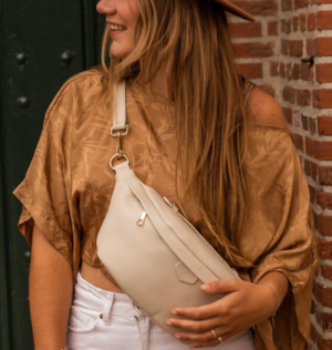 Cleo Bag Creme Leather
